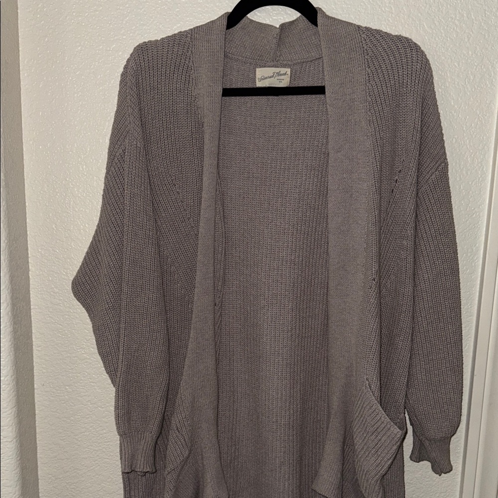 Sweet Romeo Charcoal Cardigan